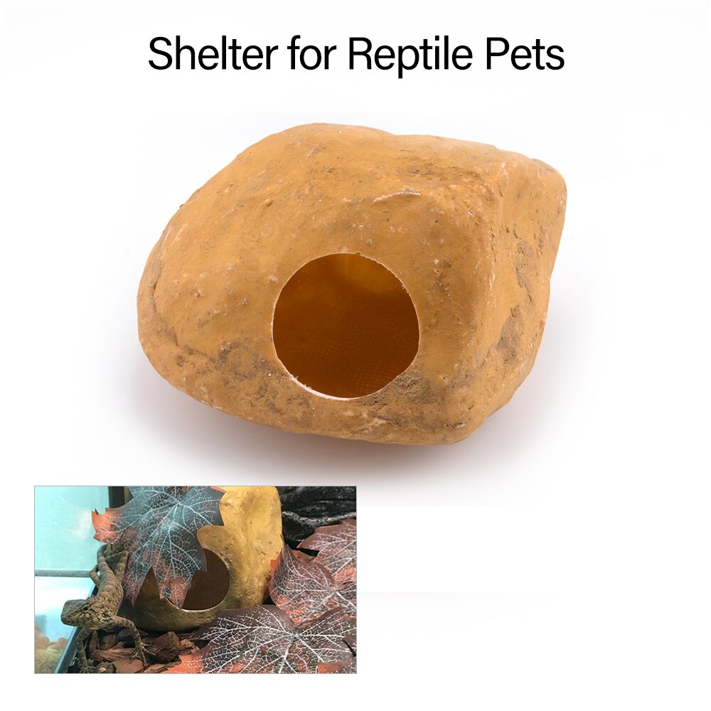 Reptile Shelter Hiding Cave Habitat for Lizards