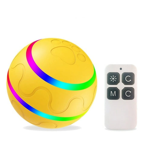 Smart Electric Dog Toy Ball With Led Flashing,pet Cats/dogs