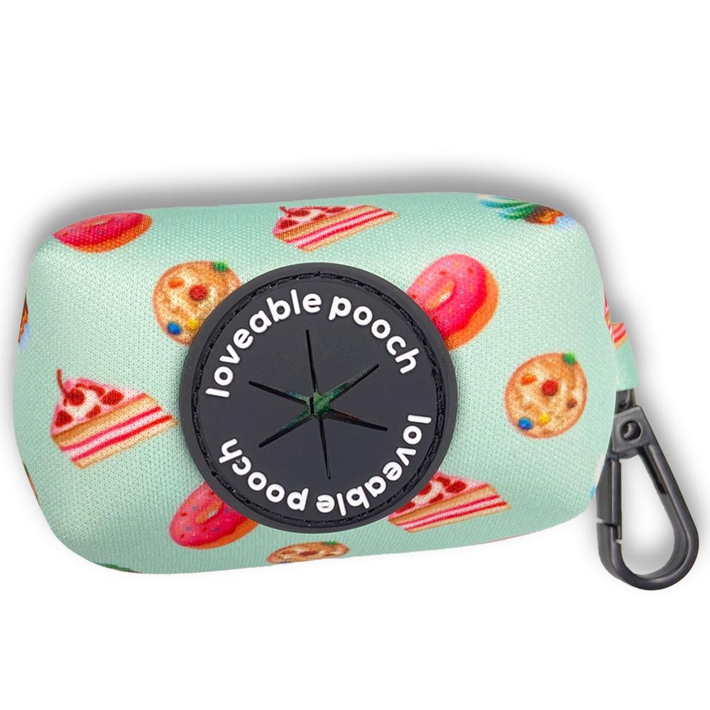 Sweet Treats Dog Leash & Poop Bag Holder Set