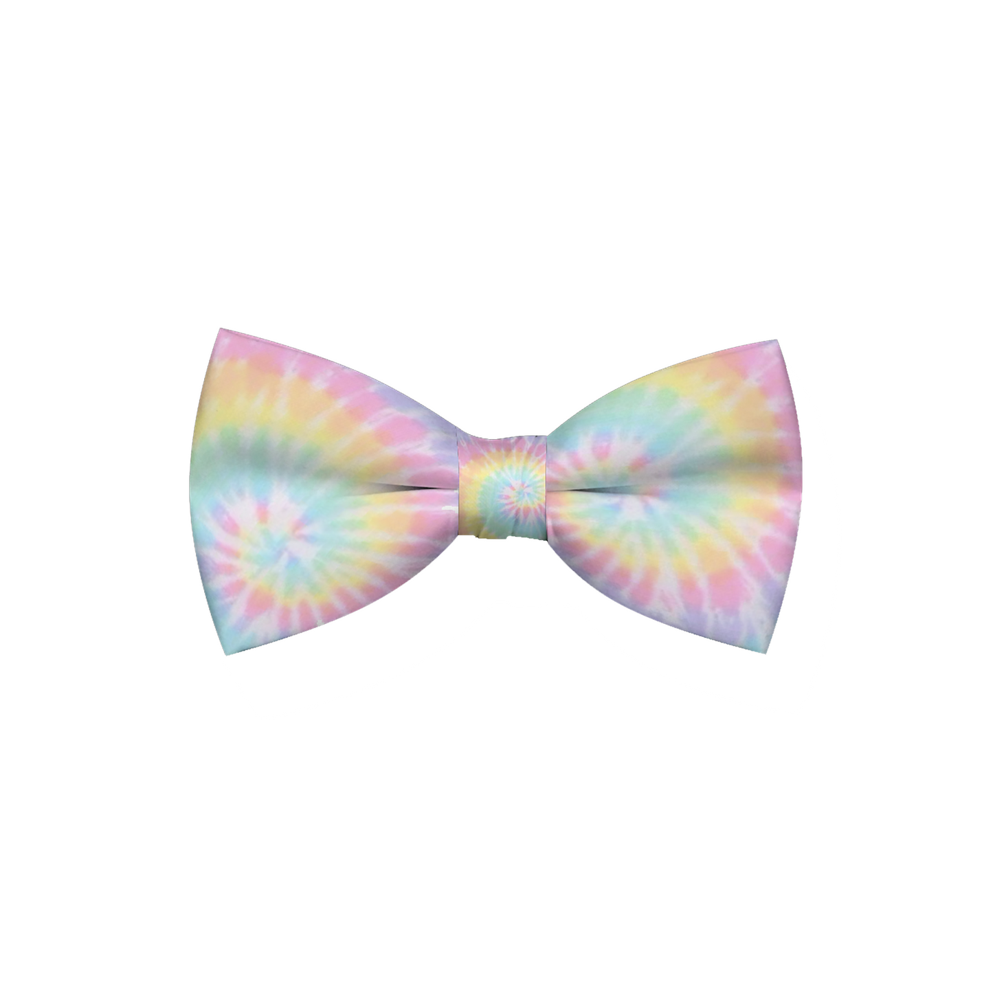 Pastel Tie Dye Dog Bow Tie