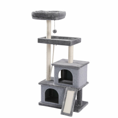 Cat Tree Entertainment Tower with Stairs