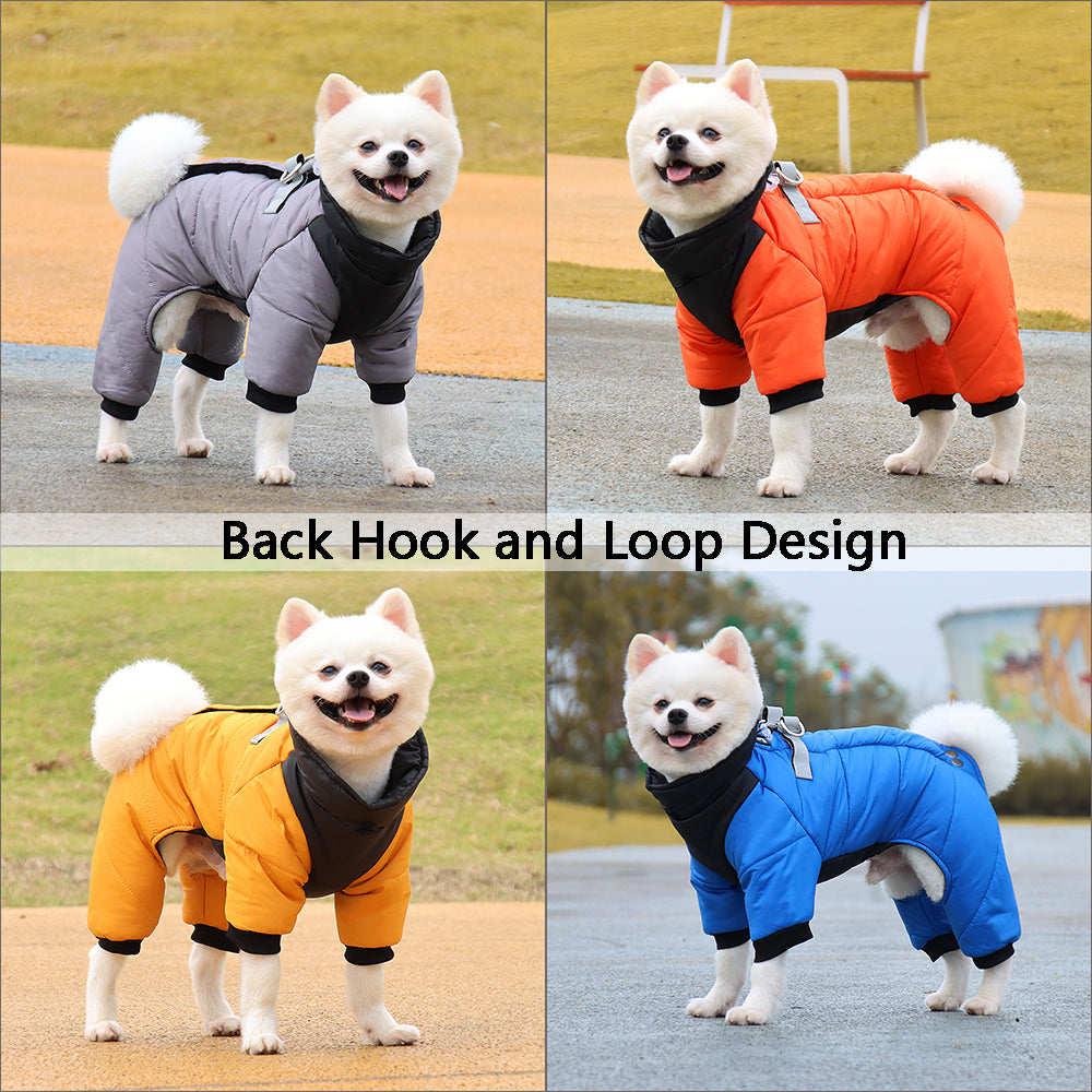 Winter Warm Thicken Pet Dog Jacket Waterproof Dog Clothes For Small