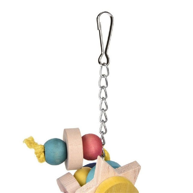 Wooden Pet Bird Swing Toys Parrot Toys Interesting