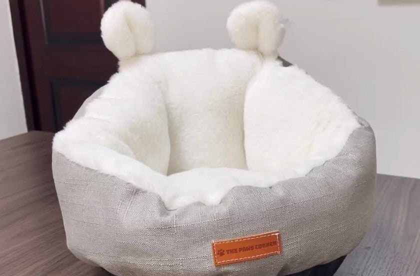 Cat Bed Sleeping Bag (Grey-Small)