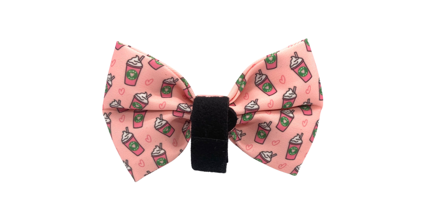 Pupshake Pink Bow Tie