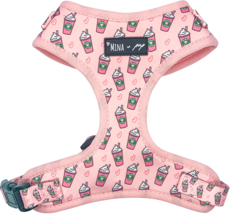 Pupshake Pink Adjustable Harness