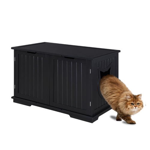Cat Bench Litter Box - Enclosure Furniture Box House