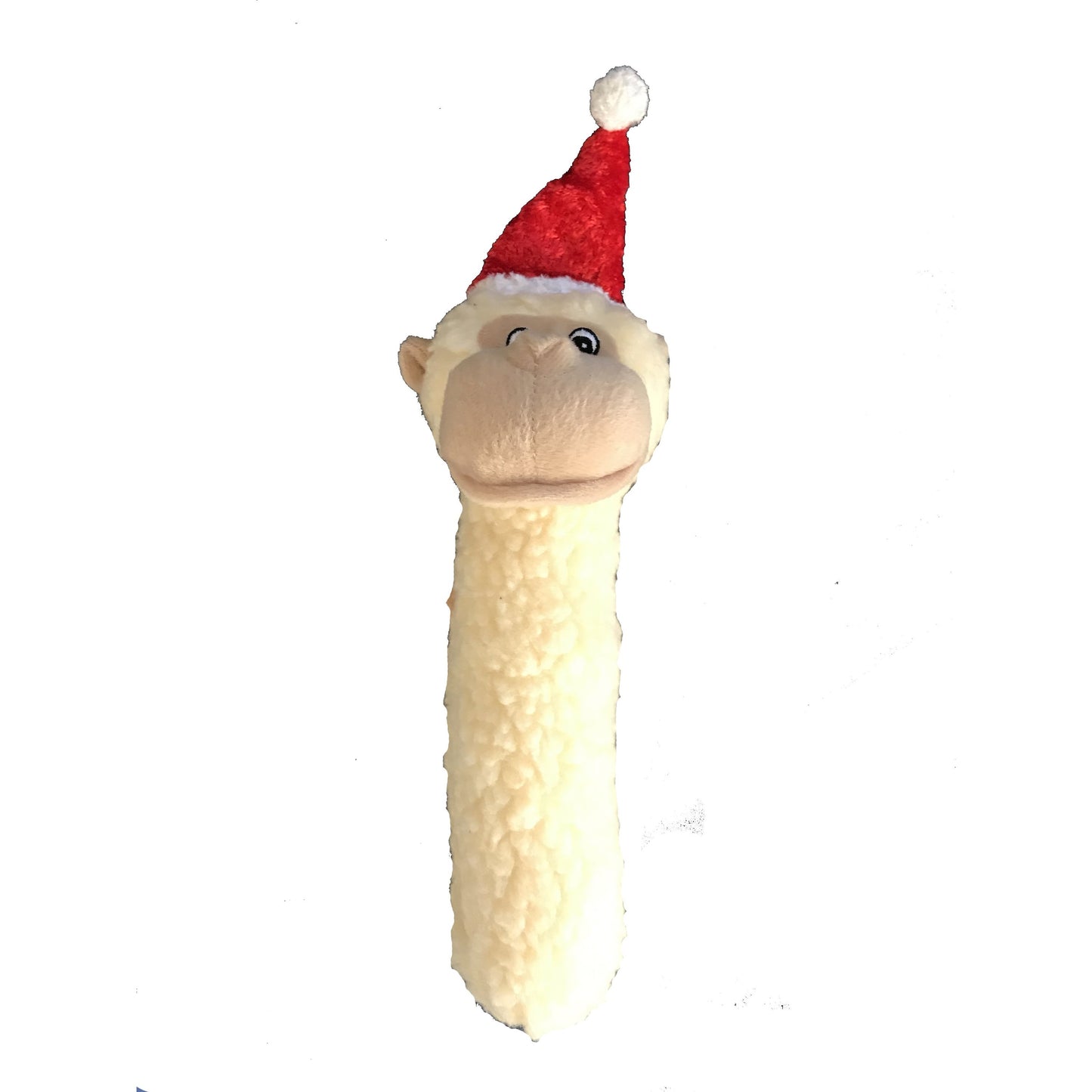 Santa Monkey Stick Christmas Dog Toy